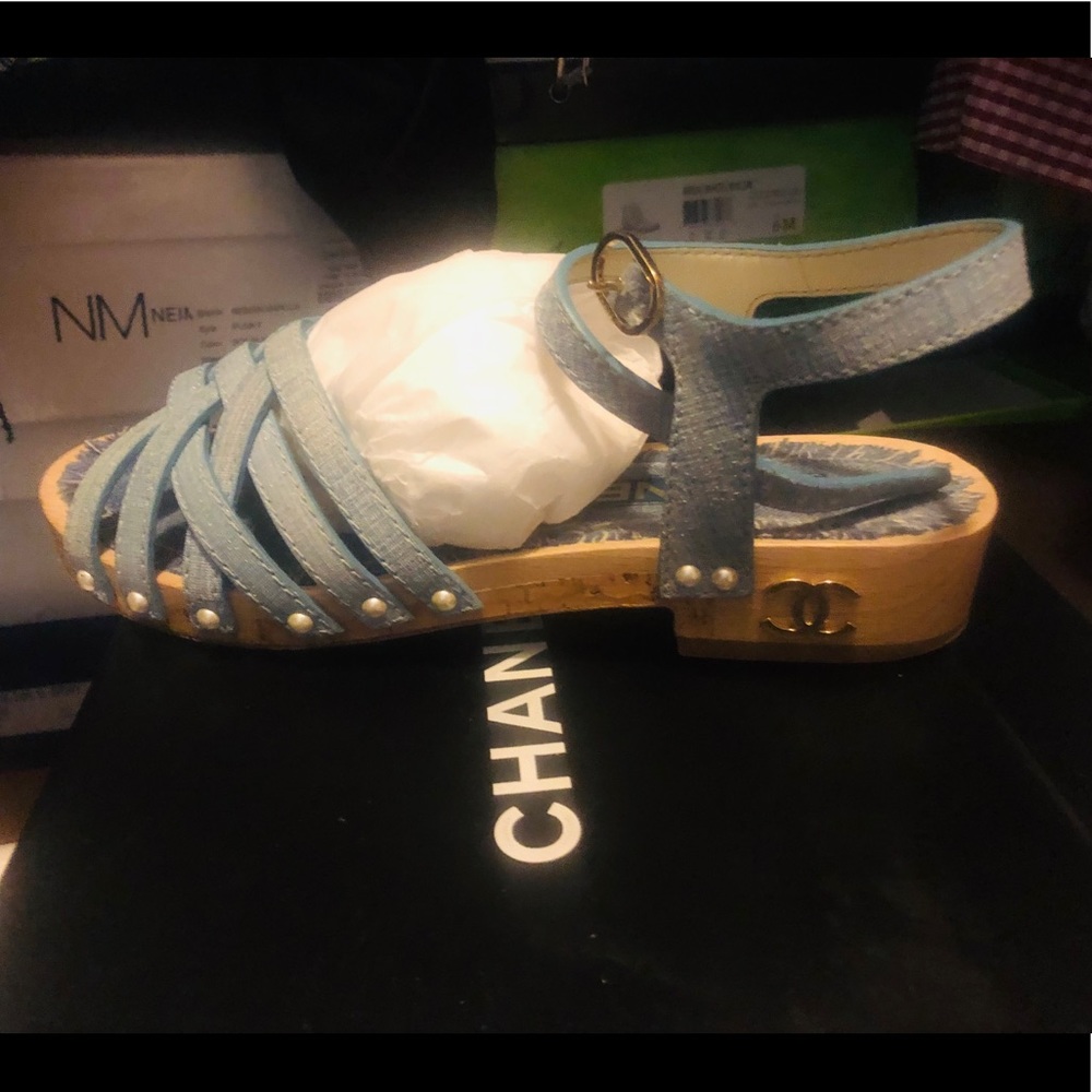 Chanel Denim Sandal